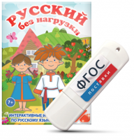 Игры по русскому языку для 1 и 2 классов "Русский без нагрузки" на USB - носителе - fgospostavki.ru - Казань