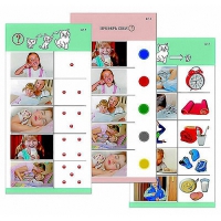 Комплект из 10 карточек "Обучающий калейдоскоп для ДО. Познание. Мой день" - fgospostavki.ru - Казань