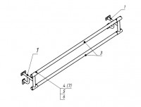 Станок хореографический пристенный (1,5 метра, двухрядный) - fgospostavki.ru - Казань