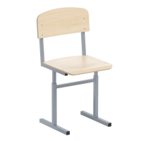 Стул ученический регулируемый на прямоугольной трубе - fgospostavki.ru - Казань
