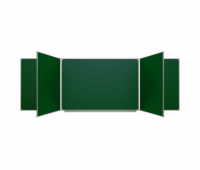 Меловая доска аудиторная пятиэлементная магнитная зеленая эмалированная (3000*1000) - fgospostavki.ru - Казань