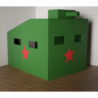 Игровой домик «Танк» - fgospostavki.ru - Казань