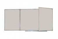 Доска магнитно-маркерная настенная трехэлементная белая полимерная (3000*1000) - fgospostavki.ru - Казань