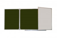 Доска аудиторная трехэлементная магнитная комбинированная эмалированная (3000*1000) - fgospostavki.ru - Казань