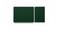 Меловая доска аудиторная двухэлементная магнитная зеленая полимерная (2250*1000) - fgospostavki.ru - Казань