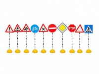 Комплект стоек с дорожными знаками № 1 - fgospostavki.ru - Казань