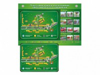 Электрифицированный стенд-тренажер "План-схема района расположения образовательного учреждения" - fgospostavki.ru - Казань