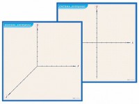 Фрагмент (демонстрационный) маркерный (двухсторонний) "Координатная плоскость" - fgospostavki.ru - Казань