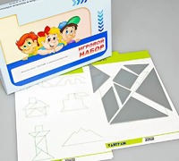 Игровой набор "Танграм" (с комплектом карточек) - fgospostavki.ru - Казань