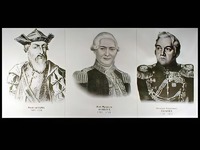 Портреты путешественников (25 штук, формат А3) - fgospostavki.ru - Казань