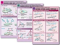 Комплект таблиц по всему курсу геометрии (100 таблиц, А1, полноцветные, ламинированные) - fgospostavki.ru - Казань