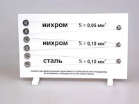 Прибор для демонстрации зависимости сопротивления проводника от его длины, сечения и материала - fgospostavki.ru - Казань