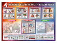 Стенд-уголок "Правила безопасности школьника" - fgospostavki.ru - Казань