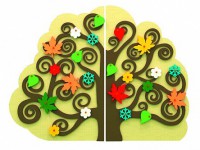 Сенсомоторное декоративно-развивающее панно "Времена года" - fgospostavki.ru - Казань