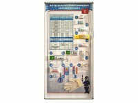 Стенд "Состав автомобильной аптечки" с оригинальными образцами - fgospostavki.ru - Казань
