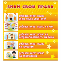 Стенд "Знай свои права" - fgospostavki.ru - Казань