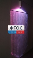 Фибероптическая занавесь (150 волокон) с интерактивным источником света - fgospostavki.ru - Казань