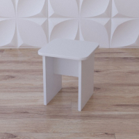 Табурет «Белый кубик» - fgospostavki.ru - Казань