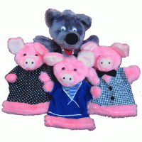 Набор перчаточных кукол "Три поросенка" - fgospostavki.ru - Казань