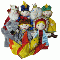 Набор перчаточных кукол "Иван-царевич и серый волк" - fgospostavki.ru - Казань