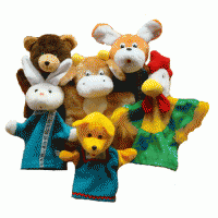 Набор перчаточных кукол "Зайкина избушка" - fgospostavki.ru - Казань