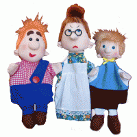 Набор перчаточных кукол "Карлсон, который живет на крыше" - fgospostavki.ru - Казань