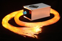 Пучок фибероптических волокон с боковым точечным свечением «Звёздный дождь» 150х2 м в комплекте с источником света - fgospostavki.ru - Казань