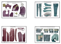 Плакаты ПРОФТЕХ "Изготовление мужских костюмов" (25 пл, винил, 70х100) - fgospostavki.ru - Казань