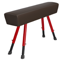 Конь гимнастический переменной высоты (чехол из натуральной кожи) - fgospostavki.ru - Казань