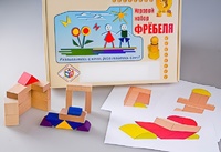 Игровой набор Фребеля "Конструктор деревянный без соединений-2" (Серия "Эксперимент") - fgospostavki.ru - Казань