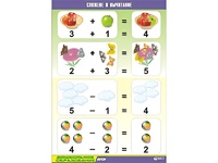 Таблица демонстрационная "Сложение и вычитание" (винил 70x100) - fgospostavki.ru - Казань