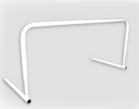 Барьер тренировочный регулируемой высоты (кнопочный фиксатор) - fgospostavki.ru - Казань