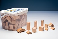 Игровой набор Фребеля "Конструктор" (111 элементов, бук, серия "Красота вокруг нас") - fgospostavki.ru - Казань