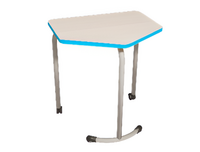 Стол мобильный модульный трапециевидный FLEXY с антивандальной кромкой - fgospostavki.ru - Казань