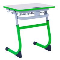 Парта SMARTY одноместная регулируемая по высоте с антивандальной кромкой - fgospostavki.ru - Казань