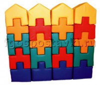 Мягкий модуль-конструктор "Строитель" (40 элементов) - fgospostavki.ru - Казань