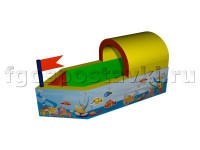 Сухой бассейн "Кораблик" с шелкографией - fgospostavki.ru - Казань