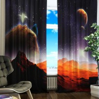 Комплект светонепроницаемых штор "Марсианская одиссея" - fgospostavki.ru - Казань