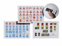 Базовый комплект светового оборудования "Дорожные знаки. Светофоры" с сенсорным беспроводным пультом дистанционного управления - fgospostavki.ru - Казань
