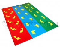 Детский мат "Следочки, ладошки, пяточки, цыпочки" - fgospostavki.ru - Казань