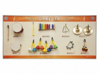 Акустическая тактильная звуковая доска "Оркестр" со звуковым модулем - fgospostavki.ru - Казань