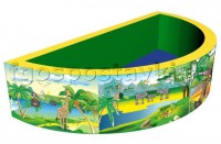 Бассейн с шариками полукруглый с шелкографией - fgospostavki.ru - Казань