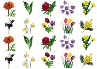 Комплект карточек "Запоминай, играй, считай" - Цветы - fgospostavki.ru - Казань