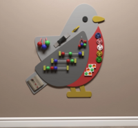 Бизиборд «Перелетный снегирь» - fgospostavki.ru - Казань