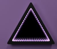 Светозвуковая панель «Бесконечность треугольник» - fgospostavki.ru - Казань