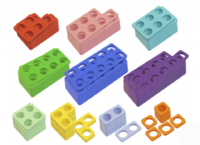 Нумирошка. Набор цветных пластиковых форм 100 шт. по методике Нумикон - fgospostavki.ru - Казань