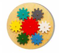 Бизиборд «Цветные шестеренки» - fgospostavki.ru - Казань