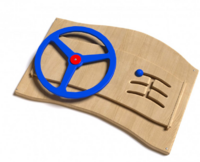 Дидактическая панель с автомобильным рулем - fgospostavki.ru - Казань