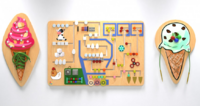 Комплект бизибордов «Фабрика мороженого» - fgospostavki.ru - Казань