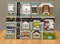 Настенная панель «Городские улицы» - fgospostavki.ru - Казань